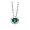 NECKLACE 18 KT WG  Emerald