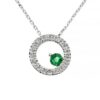 NECKLACE 14 KT Emerald