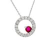 NECKLACE 14 KT Ruby