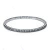 (Eesti) BRACELET 18 KT WG, FLEX-BAND, VARIABLE, RHOD.PLA