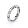 (Eesti) RING 18 KT WG, FLEX-BAND, VARIABLE, RHOD.PLATED