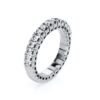 (Eesti) RING 18 KT WG, FLEX-BAND, RHOD.PL., VARIABLE