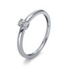 RING 14 KT WG 0,17 ct