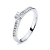 (Eesti) RING 4 PRONGS 18 KT 0,41 ct