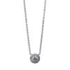 NECKLACE 18 KT 0,15 ct